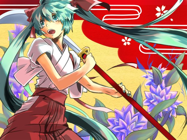 Anime picture 1032x774 with vocaloid hatsune miku girl tagme