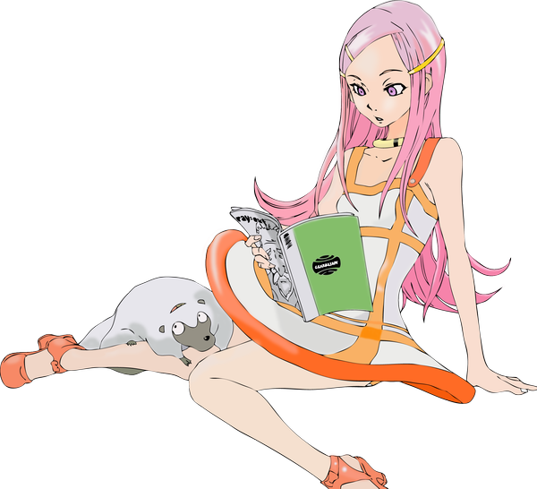 Anime picture 2150x1959 with eureka seven studio bones anemone gulliver highres transparent background