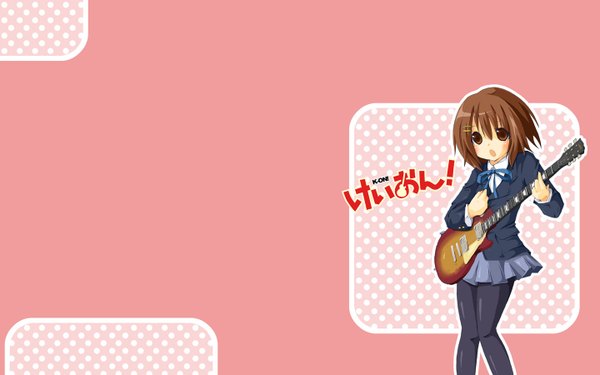 Anime picture 1440x900 with k-on! kyoto animation hirasawa yui wide image