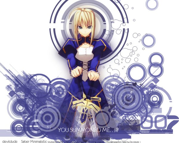 Anime picture 1280x1024 with fate (series) fate/stay night studio deen type-moon artoria pendragon (all) saber shingo (missing link) girl sword