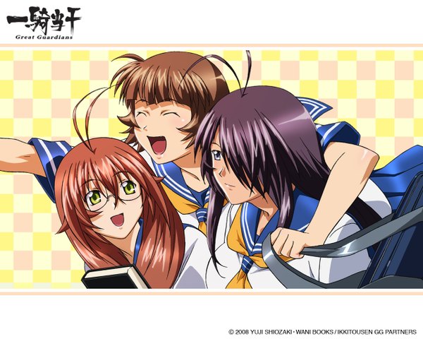 Anime picture 1280x1024 with ikkitousen kanu unchou ryuubi gentoku tagme