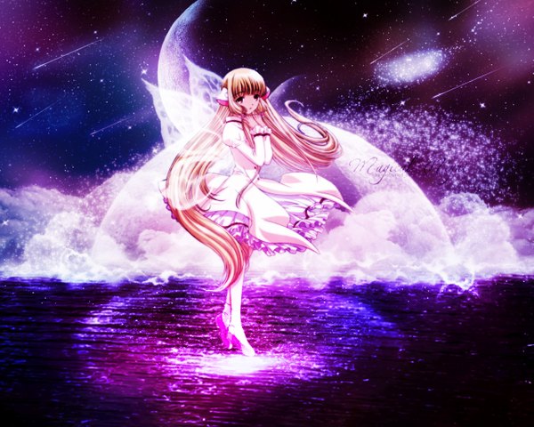 Anime picture 1280x1024 with chobits chii wings tagme