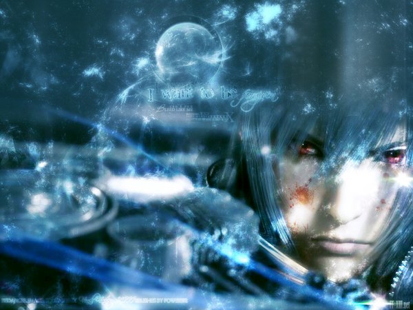 Anime picture 1024x768 with final fantasy final fantasy versus xiii square enix noctis lucis caelum short hair red eyes