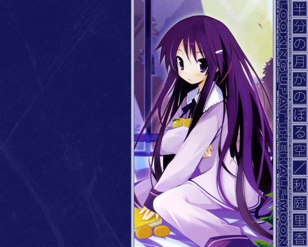 Anime picture 1280x1024 with hanbun no tsuki ga noboru sora akiba rika yamamoto keiji tagme