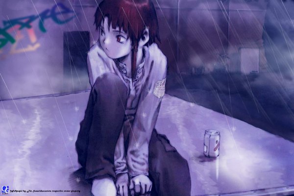 Anime picture 1280x854 with serial experiments lain iwakura lain tagme
