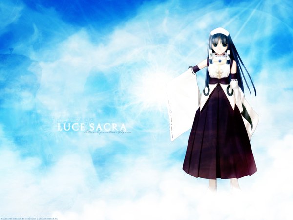 Anime picture 1600x1200 with shining (series) shining tears ryuuna (shining tears) tony taka sky girl