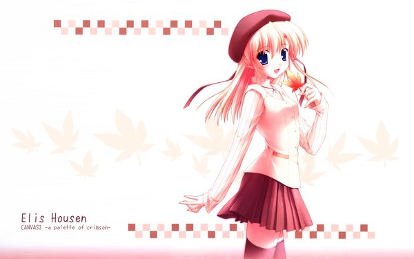 Anime picture 1920x1200 with canvas 2 housen elis highres wide image copyright name