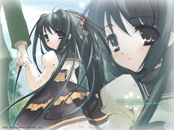 Anime picture 1600x1200 with komorebi ni yureru tamashii no koe sui (komorebi) itou noiji highres tagme