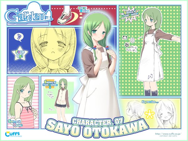 Anime picture 1600x1200 with garden (galge) cuffs (studio) otokawa sayo gayarou tagme