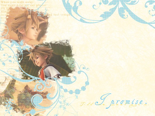 Anime picture 1600x1200 with kingdom hearts square enix sora tagme