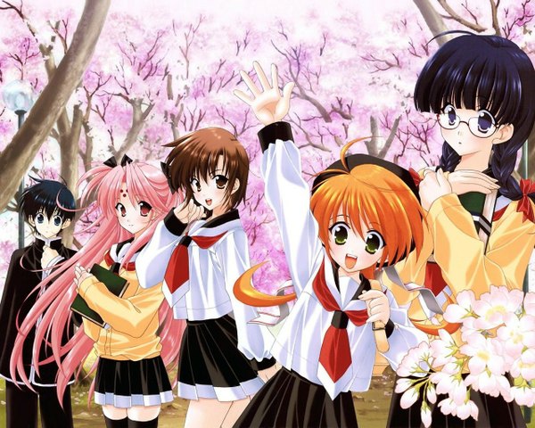Anime picture 1280x1024 with girls bravo miharu sena kanaka kojima kirie tomoka lana jude tagme