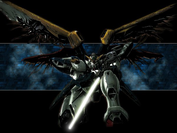 Anime picture 1024x768 with mobile suit gundam gundam wing sunrise (studio) tagme