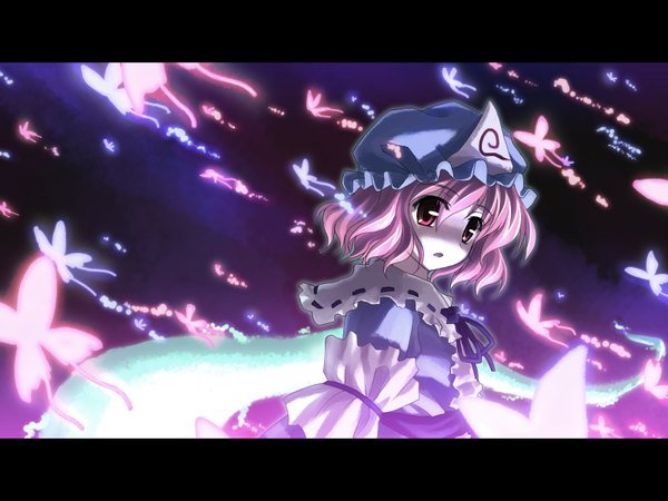 Anime picture 1600x1200 with touhou saigyouji yuyuko girl tagme