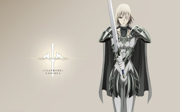 Anime picture 1680x1050 with claymore madhouse wide image raphaela