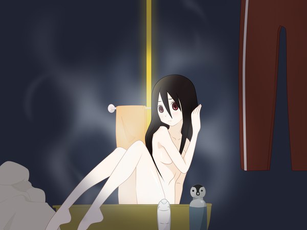 Anime picture 1600x1200 with sayonara zetsubou sensei shaft (studio) komori kiri light erotic tagme