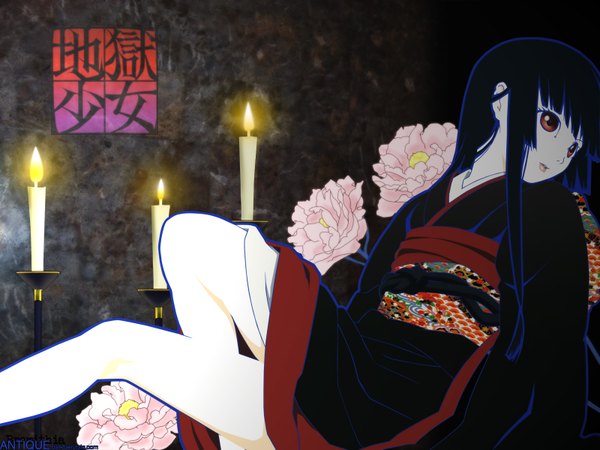 Anime picture 1600x1200 with hell girl studio deen tagme