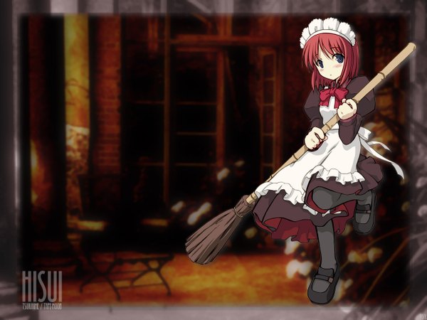 Anime picture 1280x960 with shingetsutan tsukihime type-moon hisui (tsukihime) maid tagme