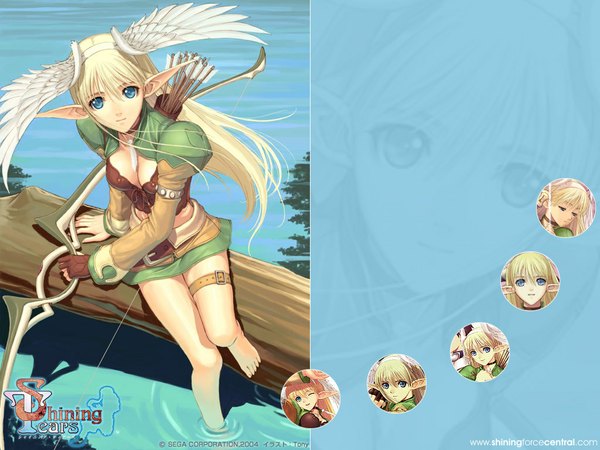 Anime picture 1024x768 with shining (series) shining tears elwing tony taka girl