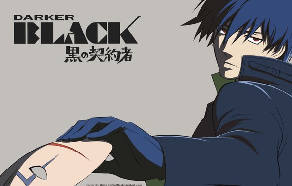 Anime picture 3060x1957 with darker than black studio bones hei (darker than black) highres vector