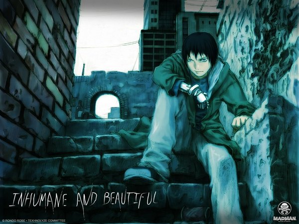 Anime picture 1024x768 with texhnolyze tagme