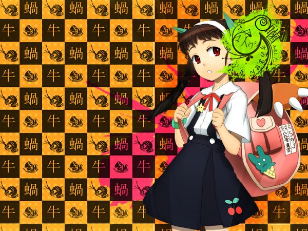 Anime picture 1024x768 with bakemonogatari shaft (studio) monogatari (series) hachikuji mayoi tagme