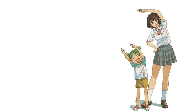 Anime picture 1280x800 with yotsubato koiwai yotsuba wide image tagme