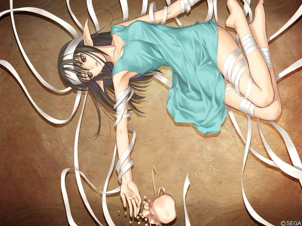 Anime picture 2000x1500 with shining (series) shining tears shining wind xecty tony taka highres girl bandage (bandages)