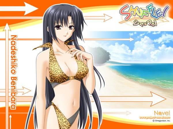 Anime picture 1024x768 with shuffle! benibara nadeshiko light erotic tagme
