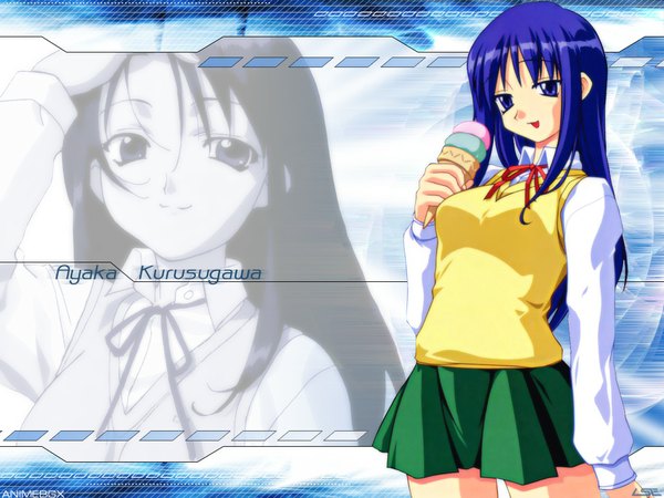 Anime picture 1024x768 with to heart kurusugawa ayaka uniform school uniform tagme