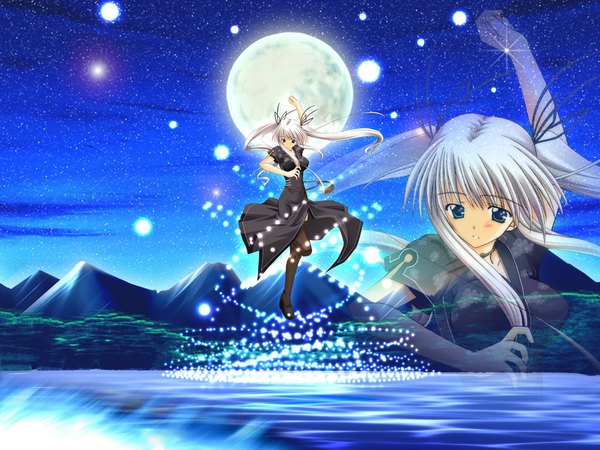 Anime picture 1024x768 with magical girl lake girl tagme