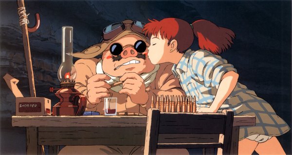 Anime picture 3092x1654 with porco rosso studio ghibli highres wide image tagme