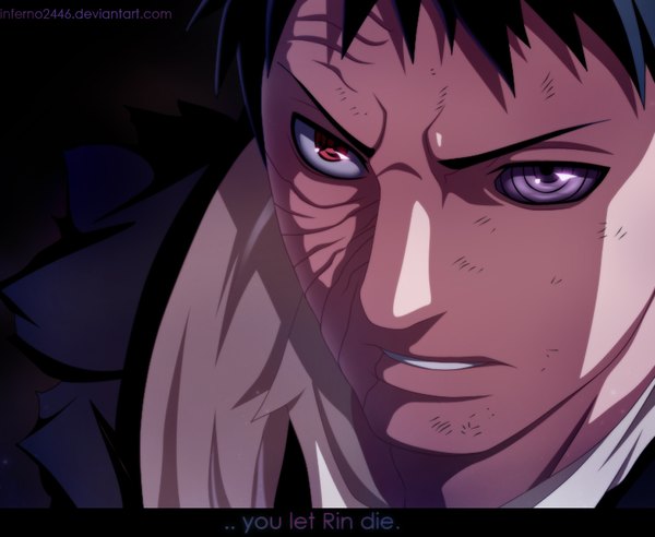 Anime picture 1000x820 with naruto studio pierrot naruto (series) uchiha obito tobi inferno2446 single short hair black hair red eyes purple eyes heterochromia coloring portrait scar face akatsuki sharingan rinnegan boy