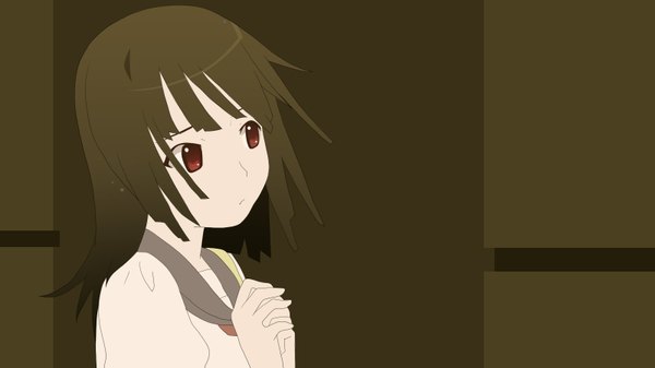 Anime picture 1600x900 with bakemonogatari shaft (studio) monogatari (series) sengoku nadeko wide image vector