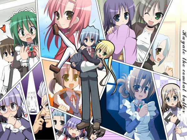 Anime picture 1024x768 with hayate no gotoku! katsura hinagiku sanzenin nagi maria (hayate no gotoku!) ayasaki hayate nishizawa ayumu aizawa sakuya saginomiya isumi segawa izumi kijima saki hanabishi miki asakaze risa klaus seishirou katsura yukiji makimura shiori