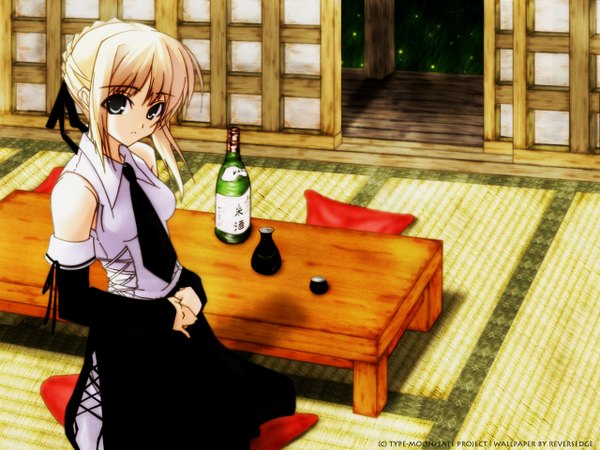 Anime picture 1280x960 with fate (series) fate/stay night studio deen type-moon artoria pendragon (all) saber shingo (missing link)