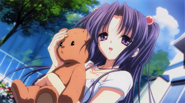Anime picture 2905x1626 with clannad key (studio) ichinose kotomi highres wide image two side up