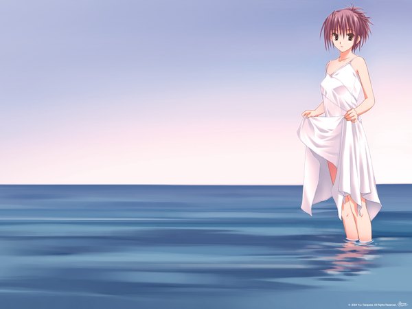 Anime picture 1600x1200 with water tagme