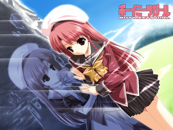 Anime picture 1600x1200 with boy meets girl (game) shintarou girl tagme