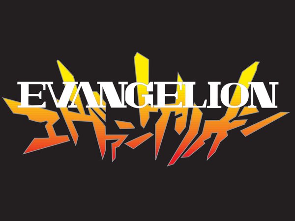 Anime picture 2560x1920 with neon genesis evangelion gainax highres grey background logo