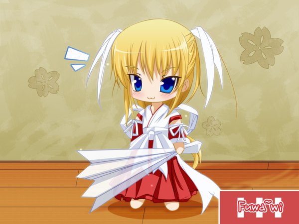 Anime picture 1600x1200 with kei japanese clothes miko :3 fan