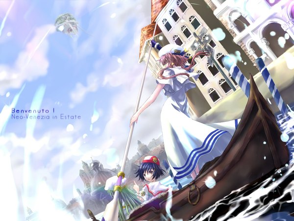 Anime picture 1024x768 with aria mizunashi akari alice carroll aika s granzchesta tagme