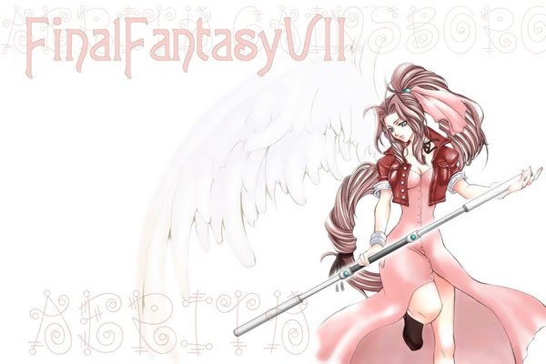 Anime picture 1152x768 with final fantasy final fantasy vii square enix aerith gainsborough tagme
