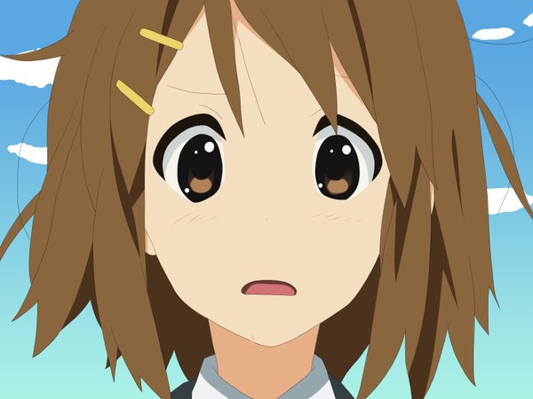 Anime picture 1600x1200 with k-on! kyoto animation hirasawa yui close-up tagme
