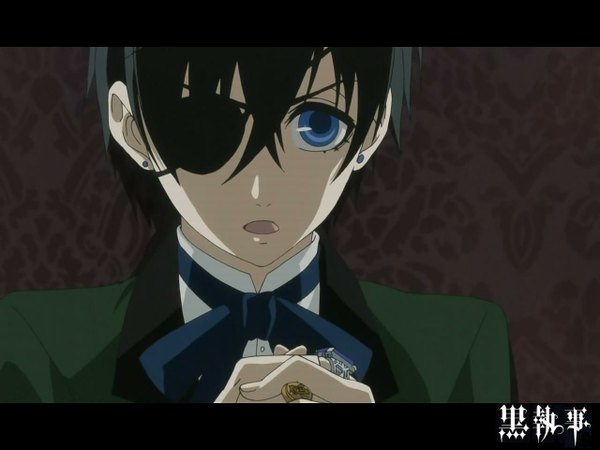 Anime picture 1280x960 with kuroshitsuji a-1 pictures ciel phantomhive letterboxed jpeg artifacts victorian boy eyepatch