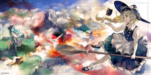 Anime picture 1200x600