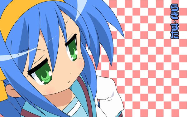 Anime picture 1920x1200 with suzumiya haruhi no yuutsu lucky star kyoto animation suzumiya haruhi izumi konata highres wide image parody girl