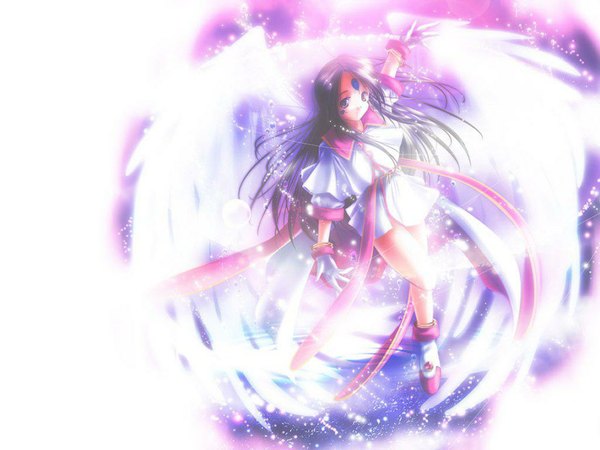 Anime picture 1024x768 with aa megami-sama anime international company skuld yukirin wings