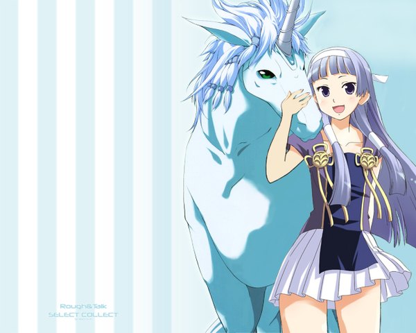 Anime picture 1280x1024 with kannagi nagi (kannagi) unicorn tagme