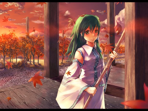 Anime picture 1600x1200 with touhou kochiya sanae shacchi highres girl