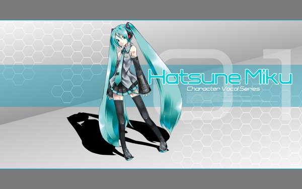Anime picture 1920x1200 with vocaloid hatsune miku kei (keigarou) highres wide image vocaloid boxart pose girl